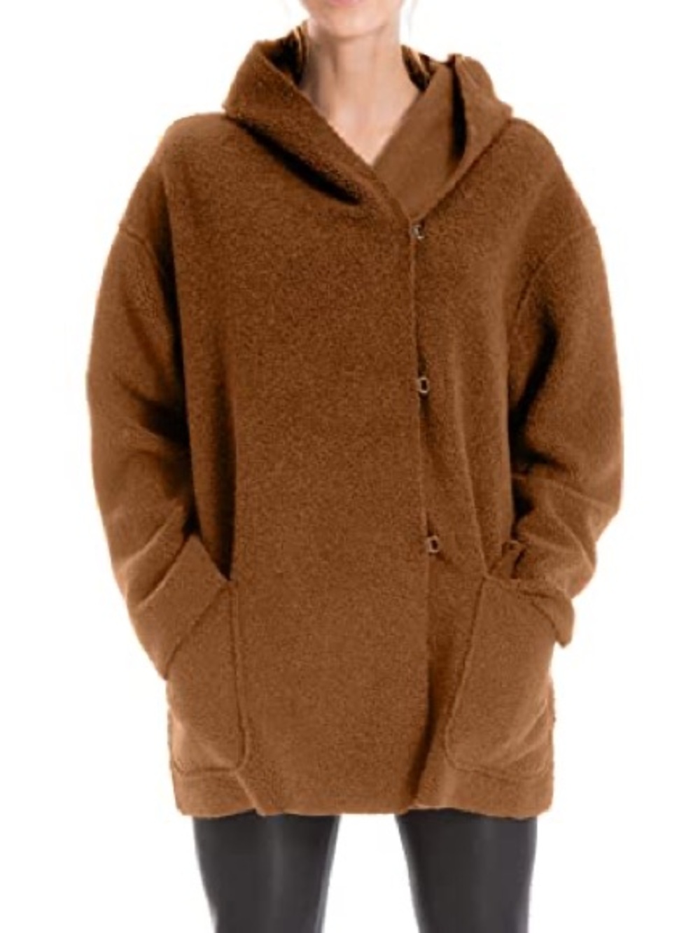 Max Studio Women's Hooded Coat | Size S